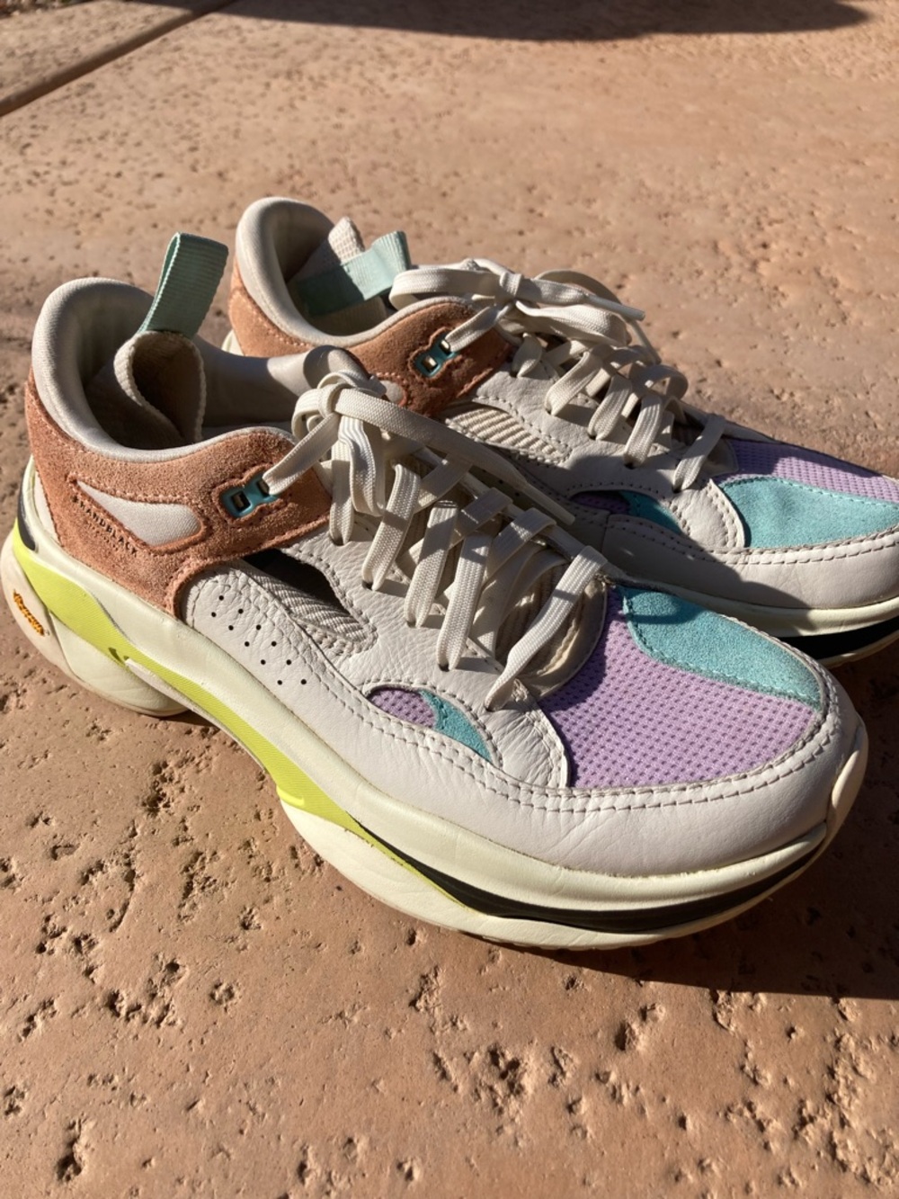 Brandblack Pastel Colorblock Casual Sneakers - Lightweight Comfort
